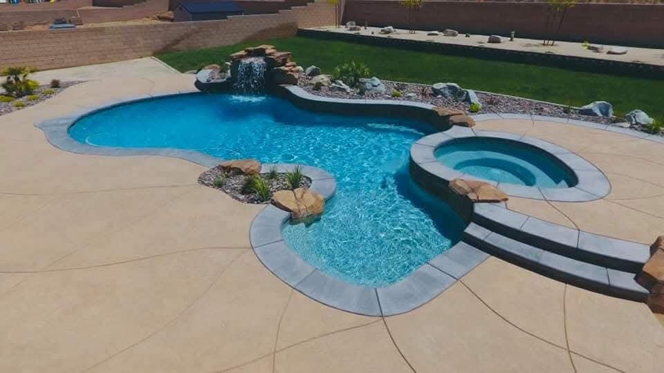 Pool remodel in Indian Wells Valley CA